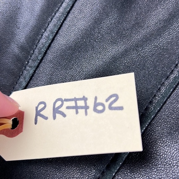 Danier Black Leather Button Up Coat - Picture 12 of 12